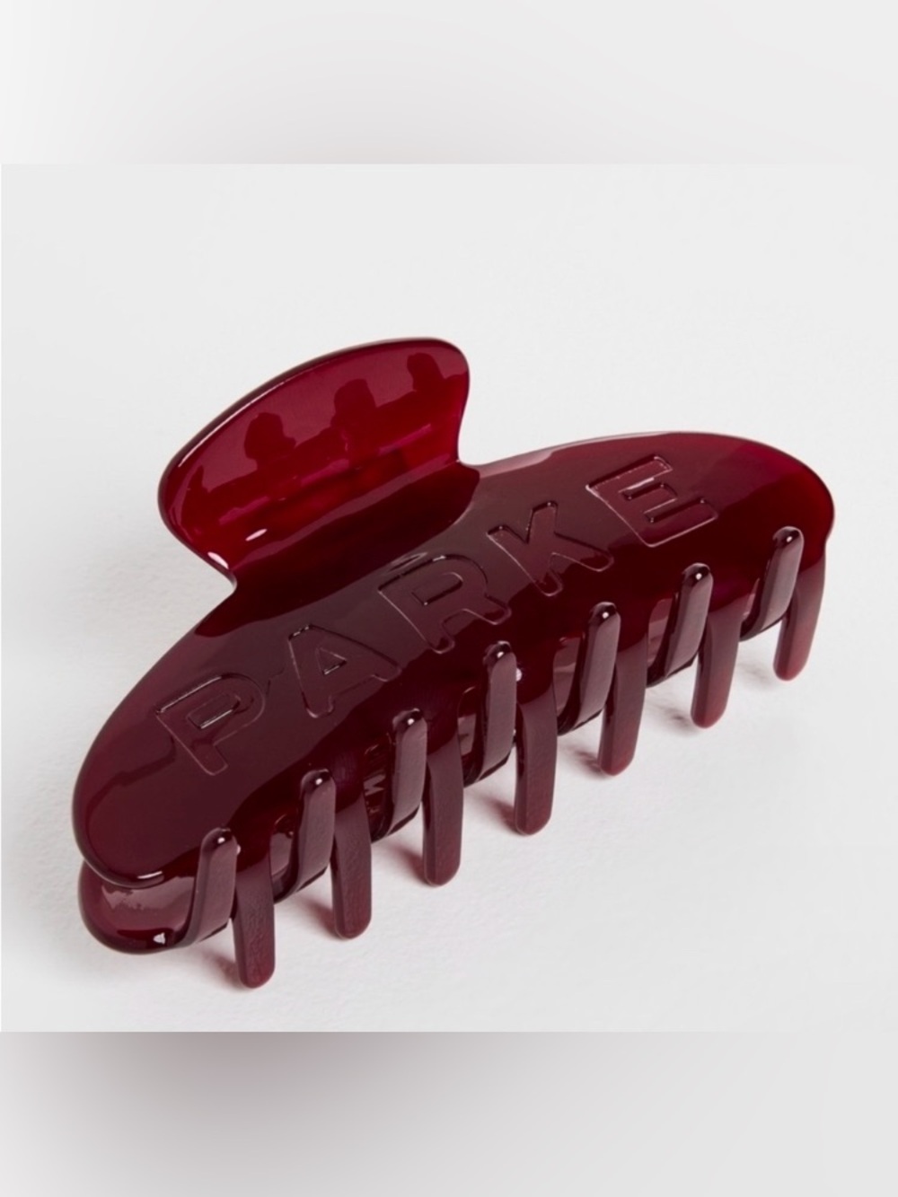 PARKE Holiday Drop Claw
Clip MAROON New in Denim Pouch and Packaging!